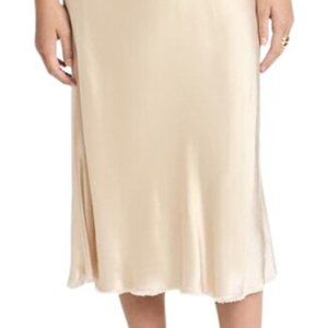 Ivory Nation LTD Mabel Bias Slip Satin Skirt - Size S